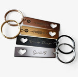 Spotify Heart Keychain