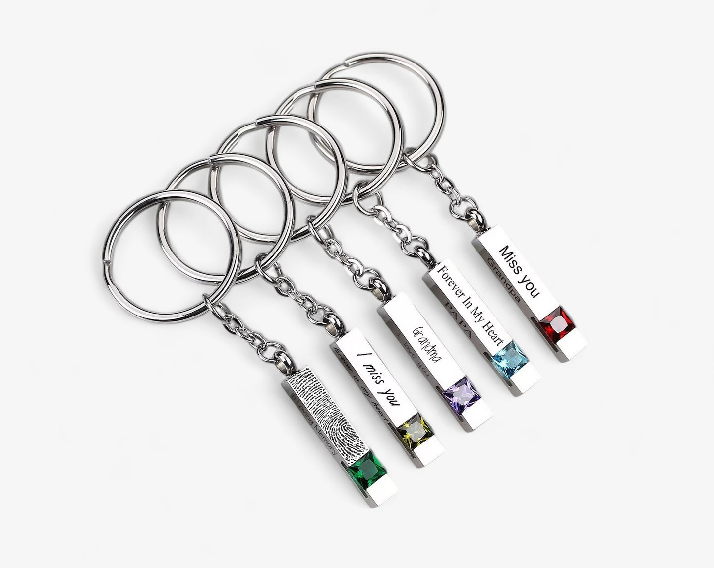 Birthstone URN Keychain