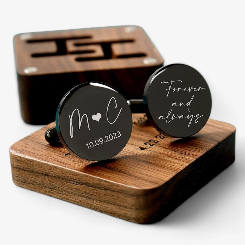 Personalised Cufflinks - Groom