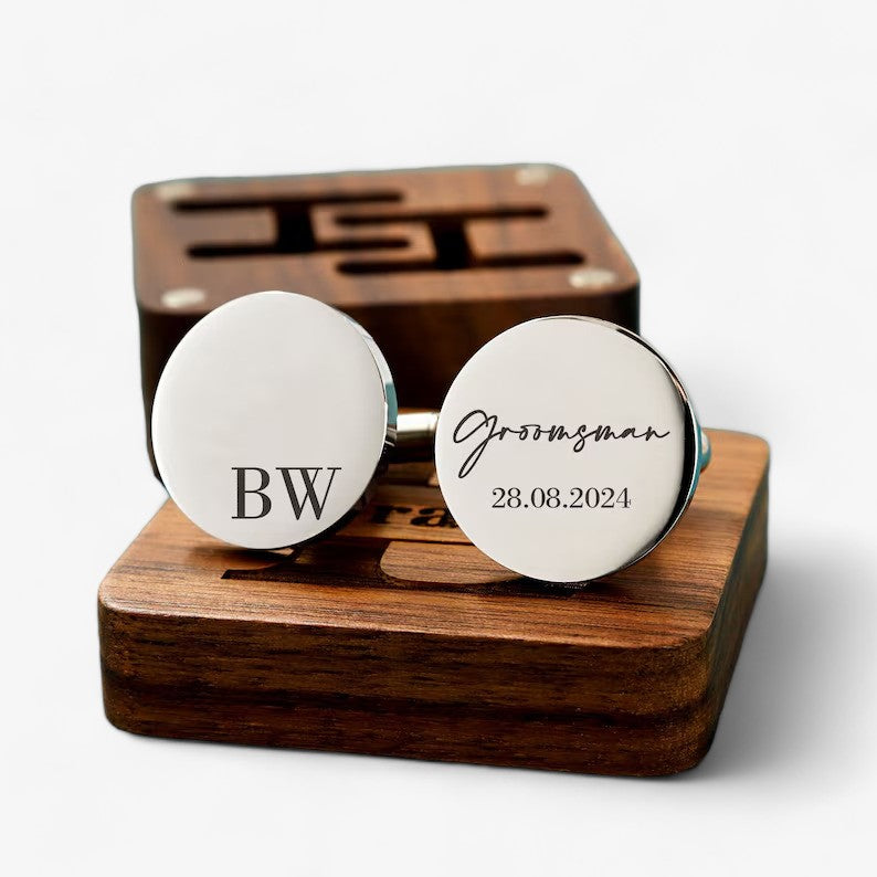 Personalised Cufflinks - Groomsman