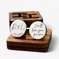 Personalised Cufflinks - Groom