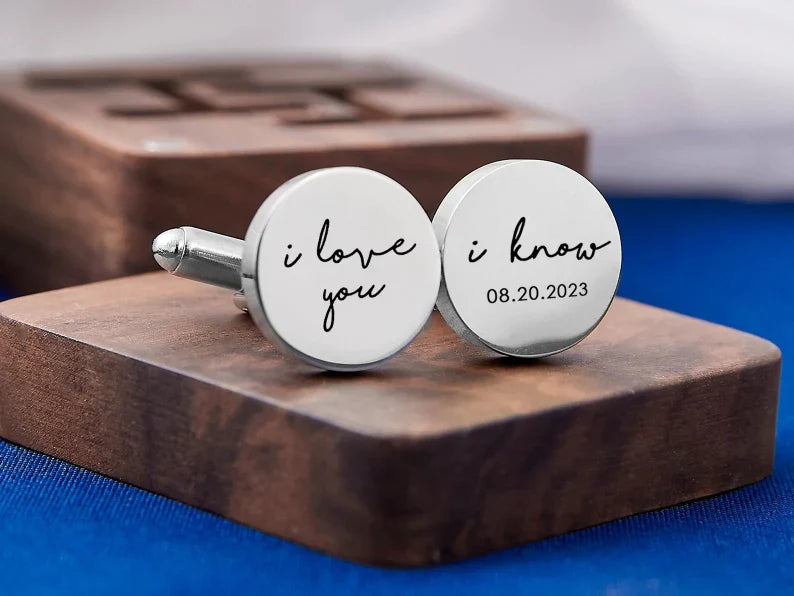 Personalised Cufflinks with Box