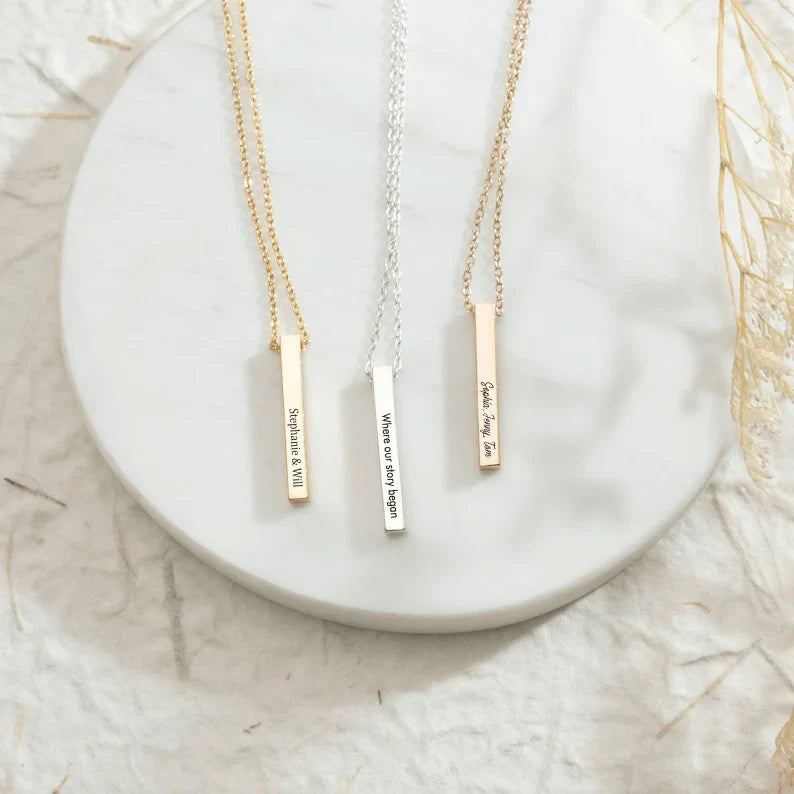 4 Side Bar Necklace