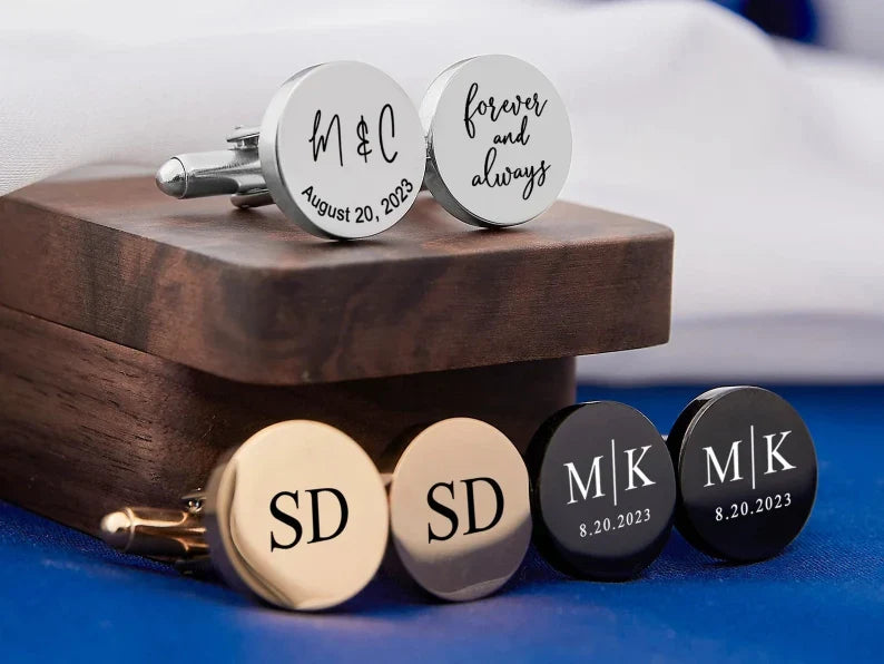 Personalised Cufflinks with Box