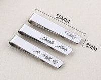 Handwriting Tie Clip