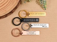 Personalised Rectangle Keychain