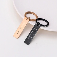 Morse Code Keychain