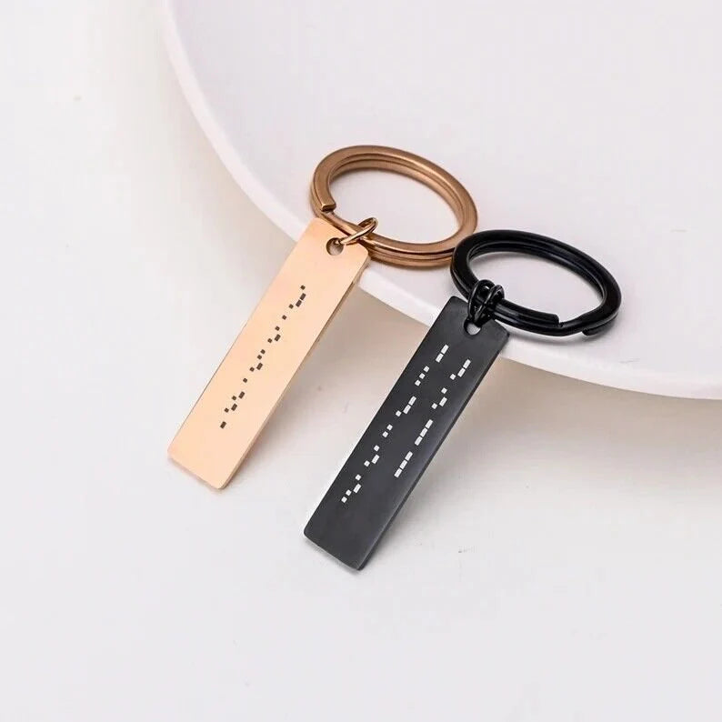 Morse Code Keychain