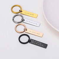 Morse Code Keychain