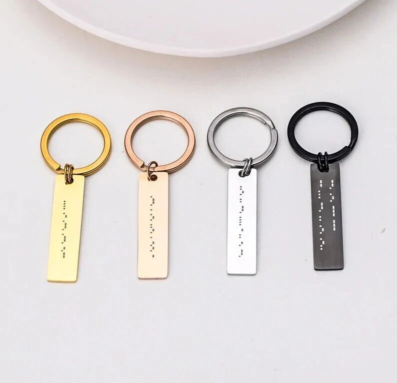 Morse Code Keychain