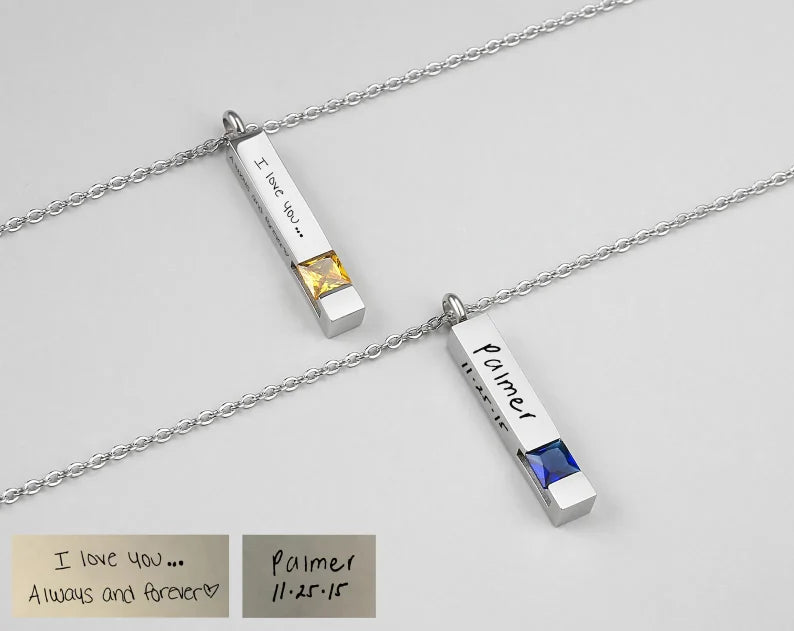 URN Birthstone Necklace