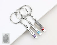 URN Birthstone Keyring