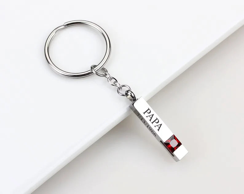 Birthstone URN Keychain