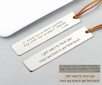 Personalised Bookmark