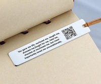 Personalised Bookmark