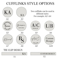 Personalised Cufflinks - Groom